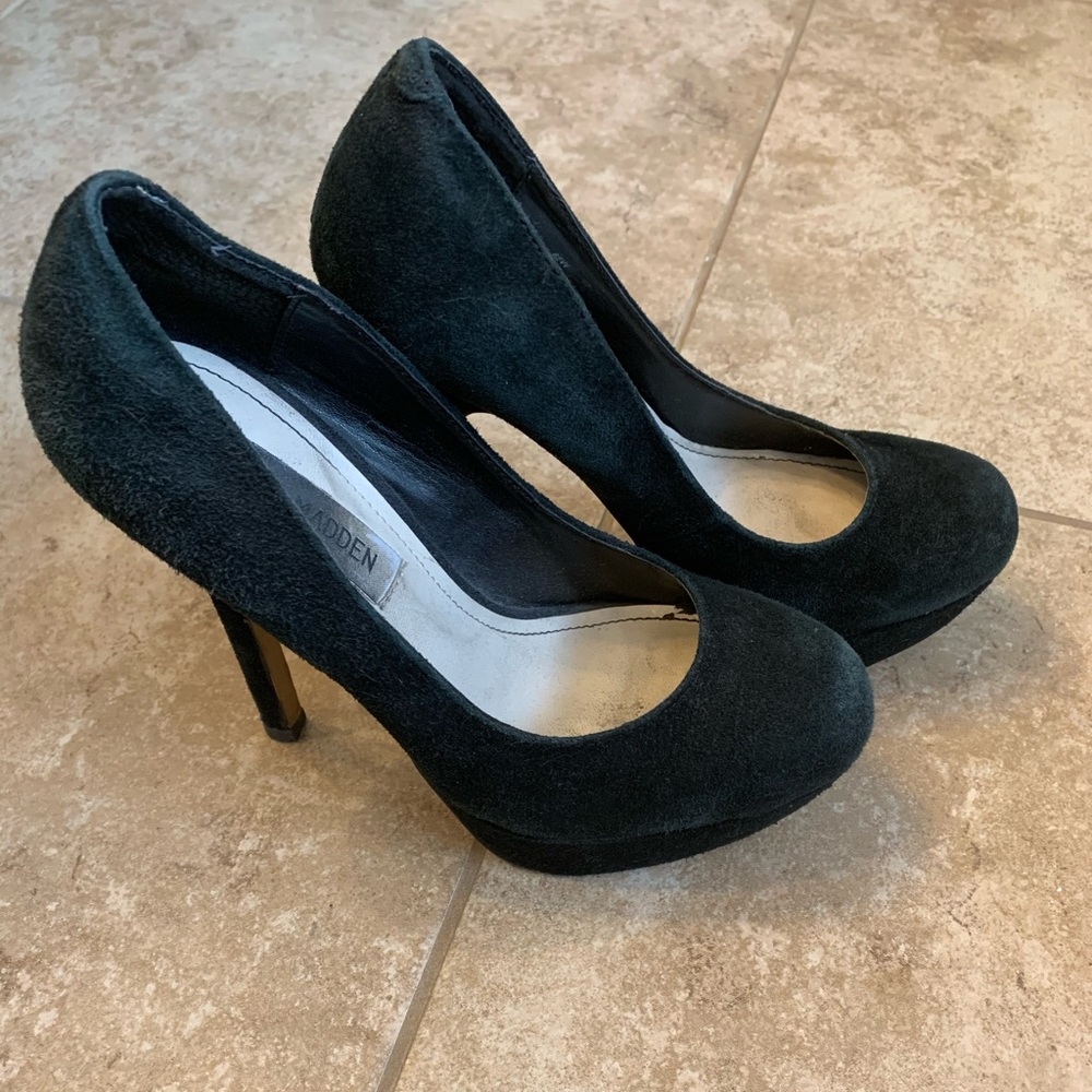 BEVV Steve Madden Black Suede